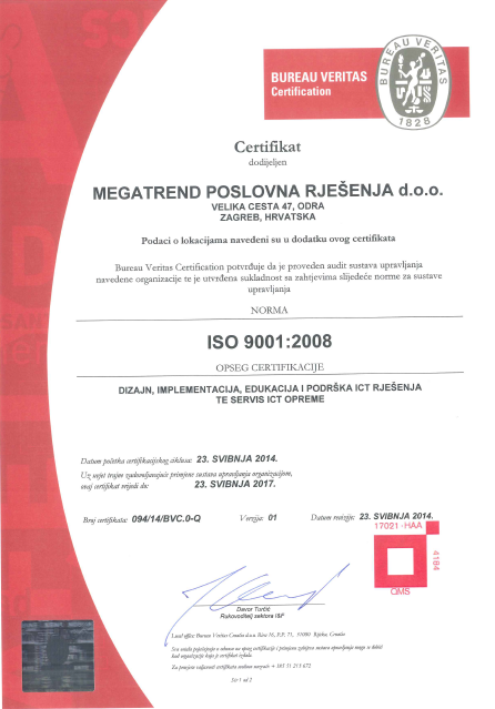 mpr quality policy and certificates